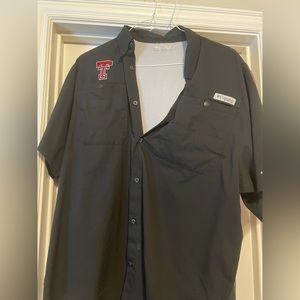 Mens texas tech Columbia fishing shirt
